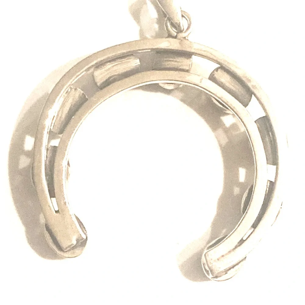 Sterling Silver Dragon Heart Pendant with Labradorite Cabochons - Picture 3 of 5